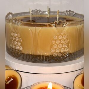 PINEAPPLE BRÛLÉE, SCENT UNLEASHED LLC LUXURY HAND POURED SCENTED CANDLES